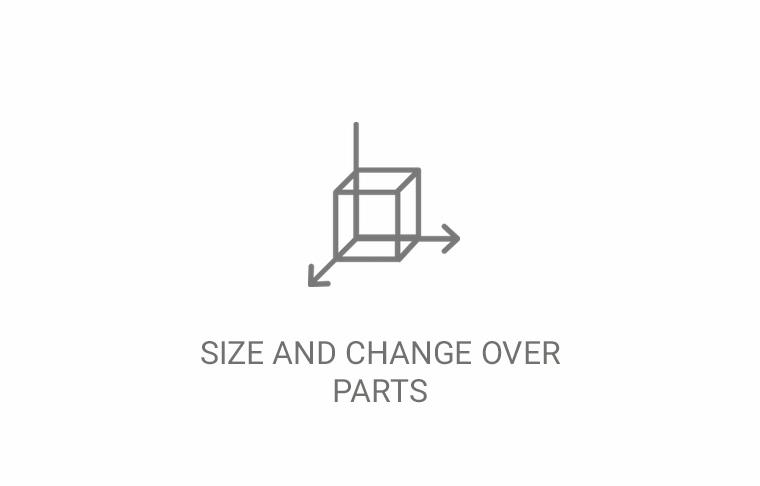 Size & Chage Over Parts
