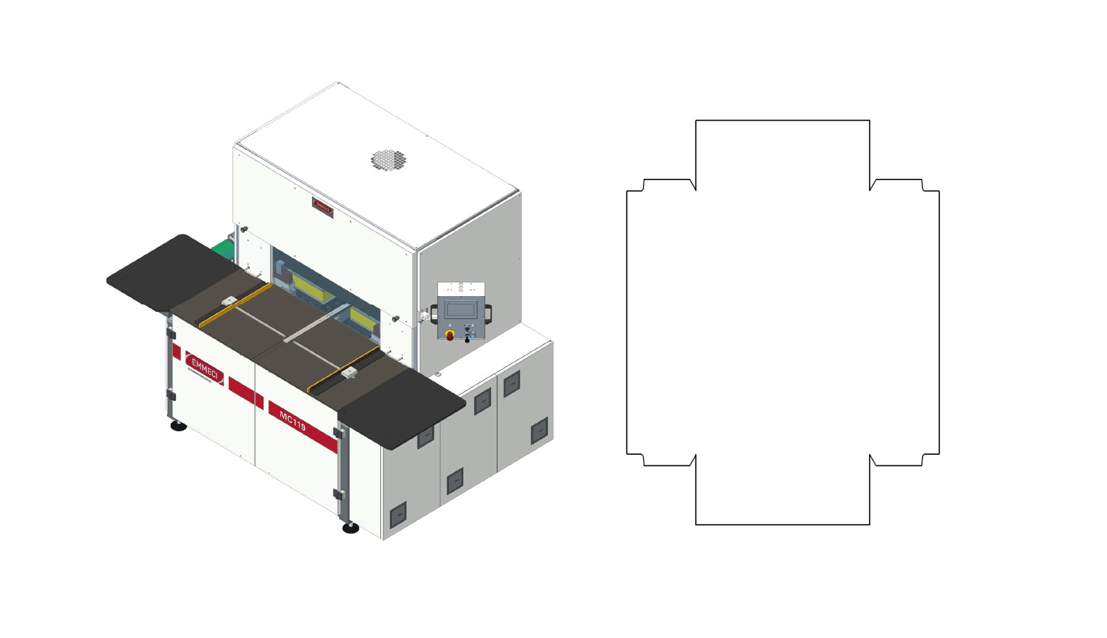 MC119, the latest Emmeci mitering machine MC119
